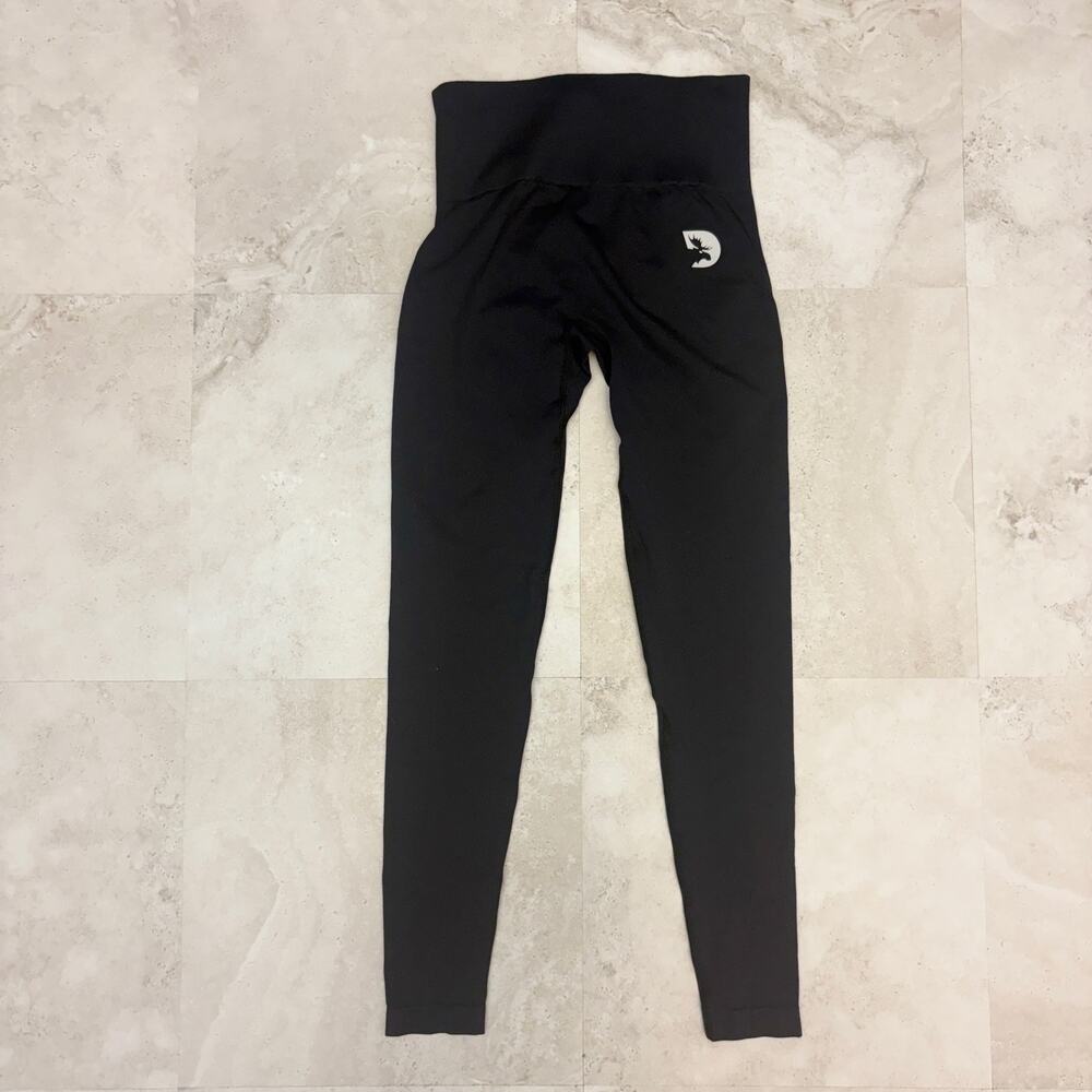 DMoose Seamless Leggings Black High Waist Core Performance Legging Women’s XS